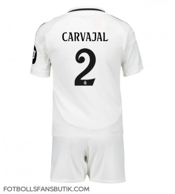 Real Madrid Daniel Carvajal #2 Replika Hemmatröja Barn 2024-25 Kortärmad (+ Korta byxor)